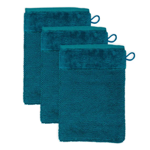 m-ve-bamboo-luxe-3er-set-waschhandschuh-15-x-20-cm-60-baumwolle-40-bambus-viskos image 1