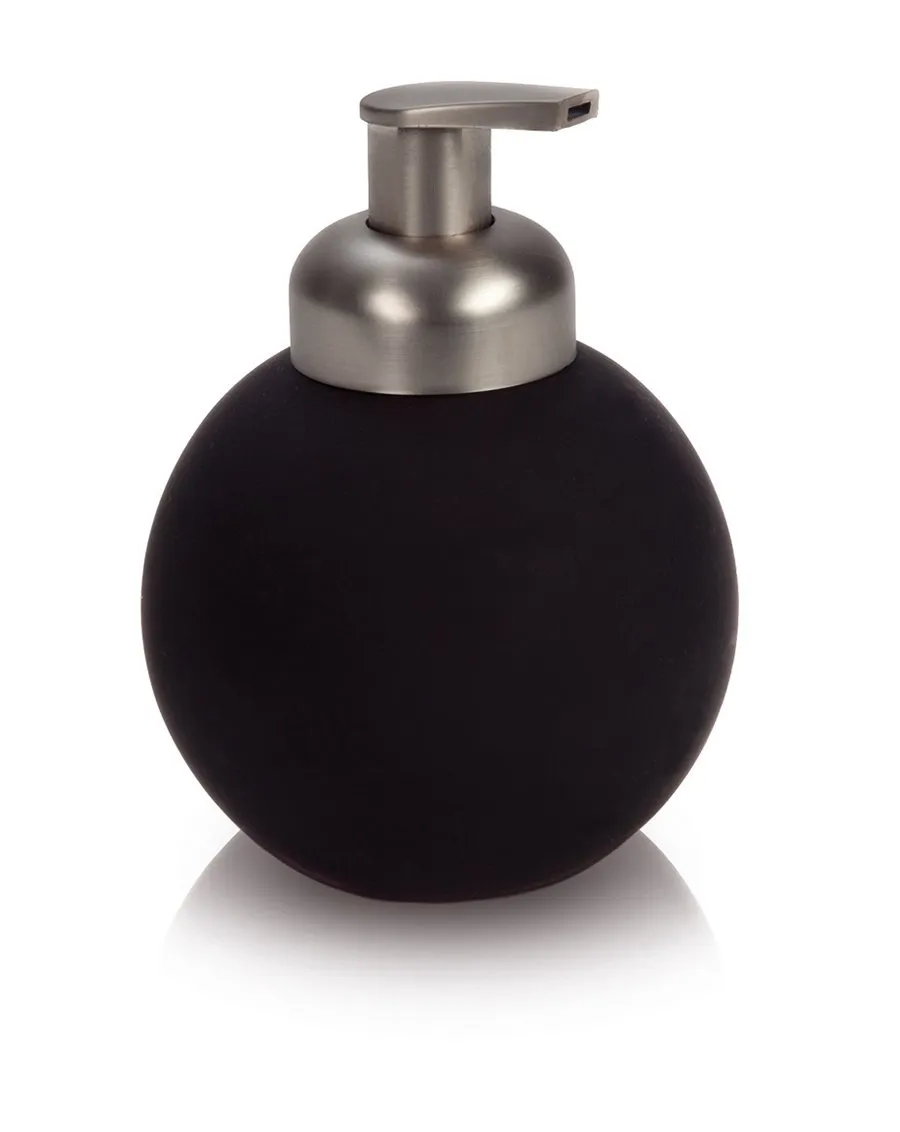 m-ve-new-orbit-seifenspender-kugelform-beschichtete-keramik-dunkelgrau-graphite- image 1
