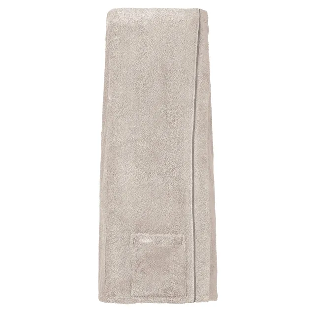 vossen-saunakilt-livina-f-r-damen-saunatuch-kilt-baumwoll-mischgewebe-stone-7160 image 1