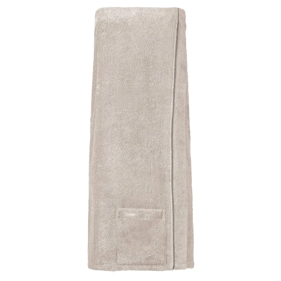 vossen-saunakilt-livina-f-r-damen-saunatuch-kilt-baumwoll-mischgewebe-stone-7160 image 1