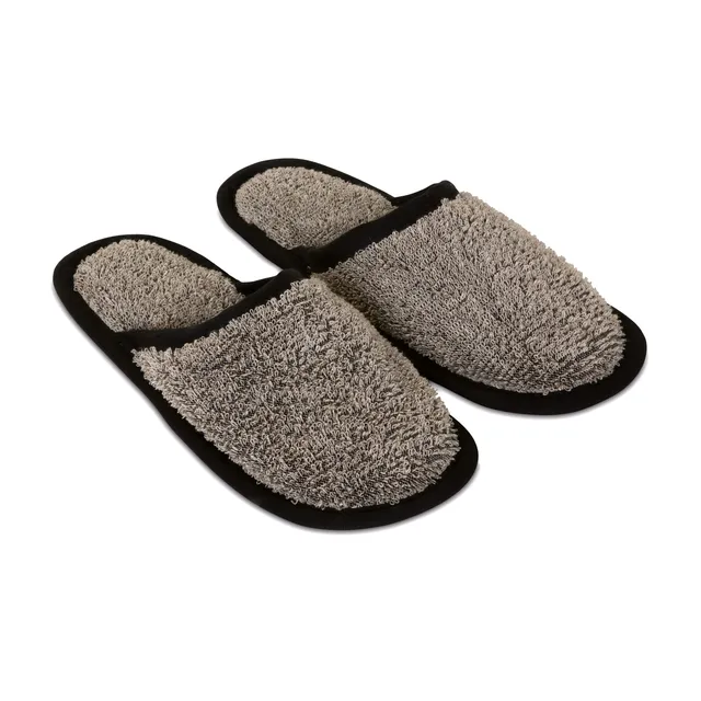 m-ve-sauna-pantoffeln-gr-e-39-41-60-leinen-40-baumwolle-nature-black image 1