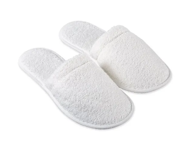 m-ve-homewear-pantoffeln-gr-e-39-41-100-baumwollfrottier-mit-noppensohle-snow image 1