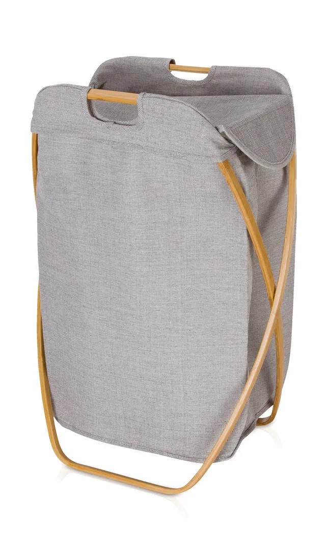m-ve-bamboo-w-schekorb-grau-melange-39-x-46-x-66-cm-faltbarer-aufbewahrungskorb- image 1