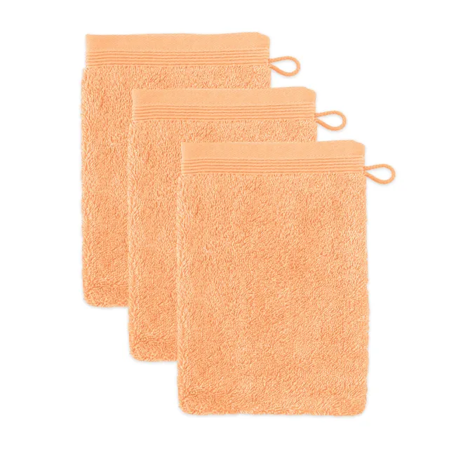 m-ve-superwuschel-waschhandschuh-15-x-20-cm-peach-fuzz-3er-set-100-premium-baumw image 1