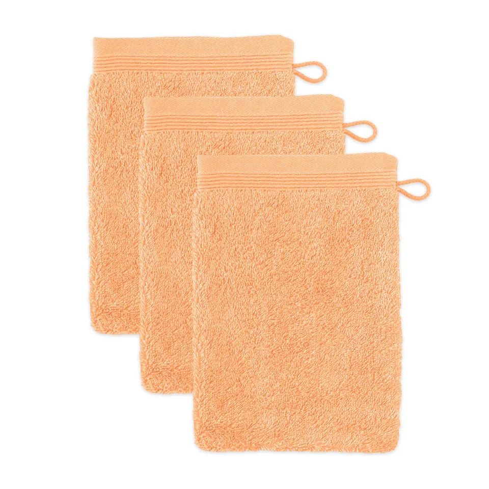 m-ve-superwuschel-waschhandschuh-15-x-20-cm-peach-fuzz-3er-set-100-premium-baumw image 1