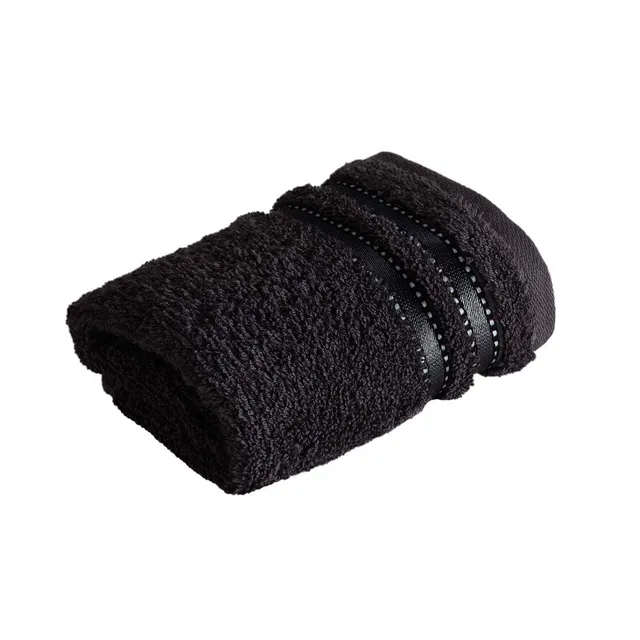 vossen-cult-de-luxe-seiftuch-30-x-30-cm-schwarz-100-baumwolle-620-g-m-made-in-au image 1