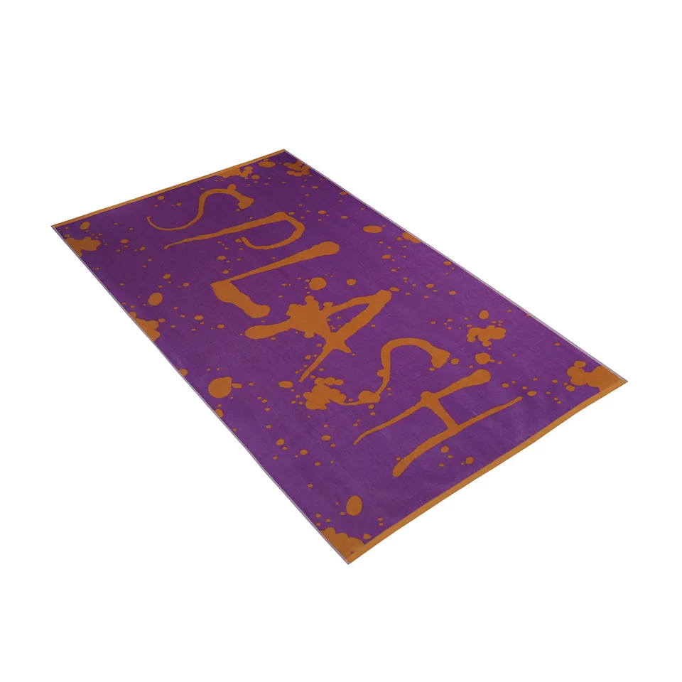 vossen-splash-strandtuch-100-x-180-cm-violet-schnelltrocknendes-strandtuch image 1