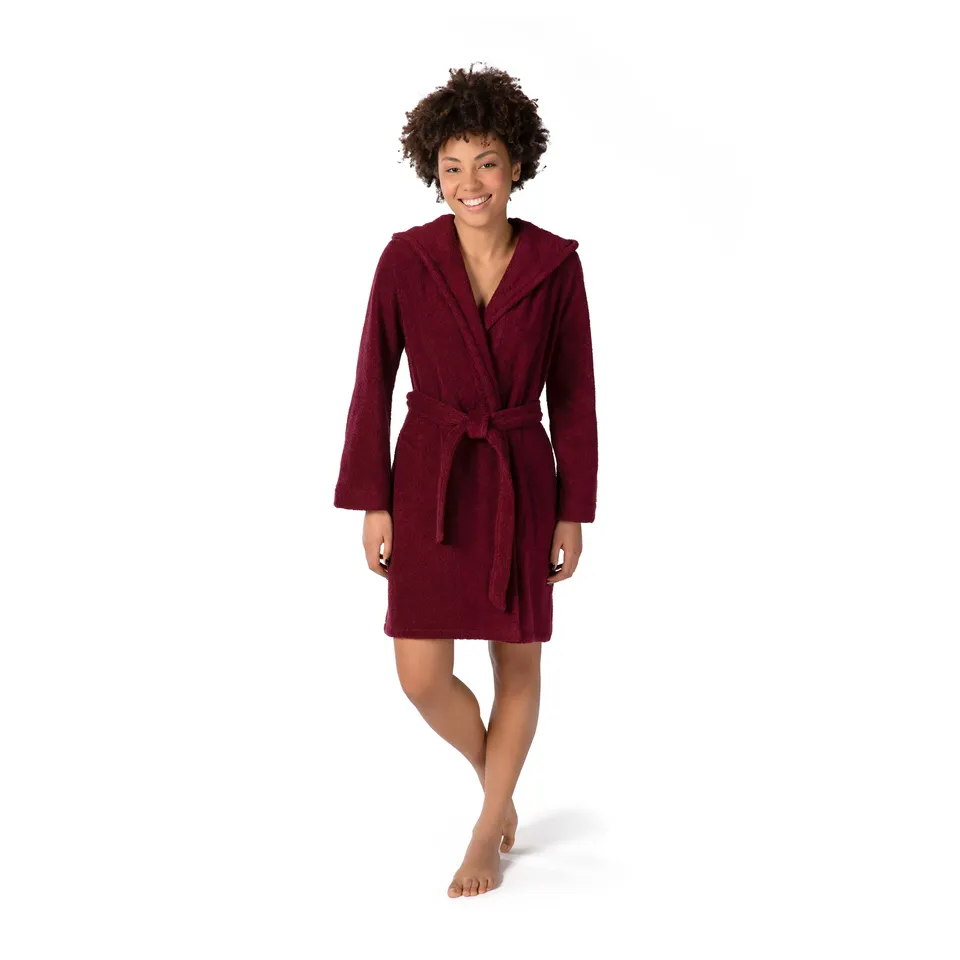 m-ve-homewear-kurzer-kapuzenbademantel-95-cm-100-baumwolle-unisex-1er-pack image 1