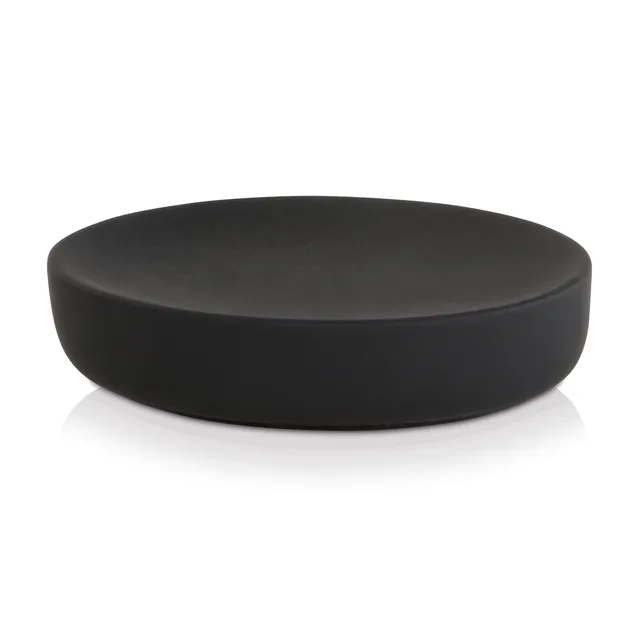 m-ve-black-velvet-seifenschale-beschichtete-keramik-mattschwarz-abgerundete-opti image 1