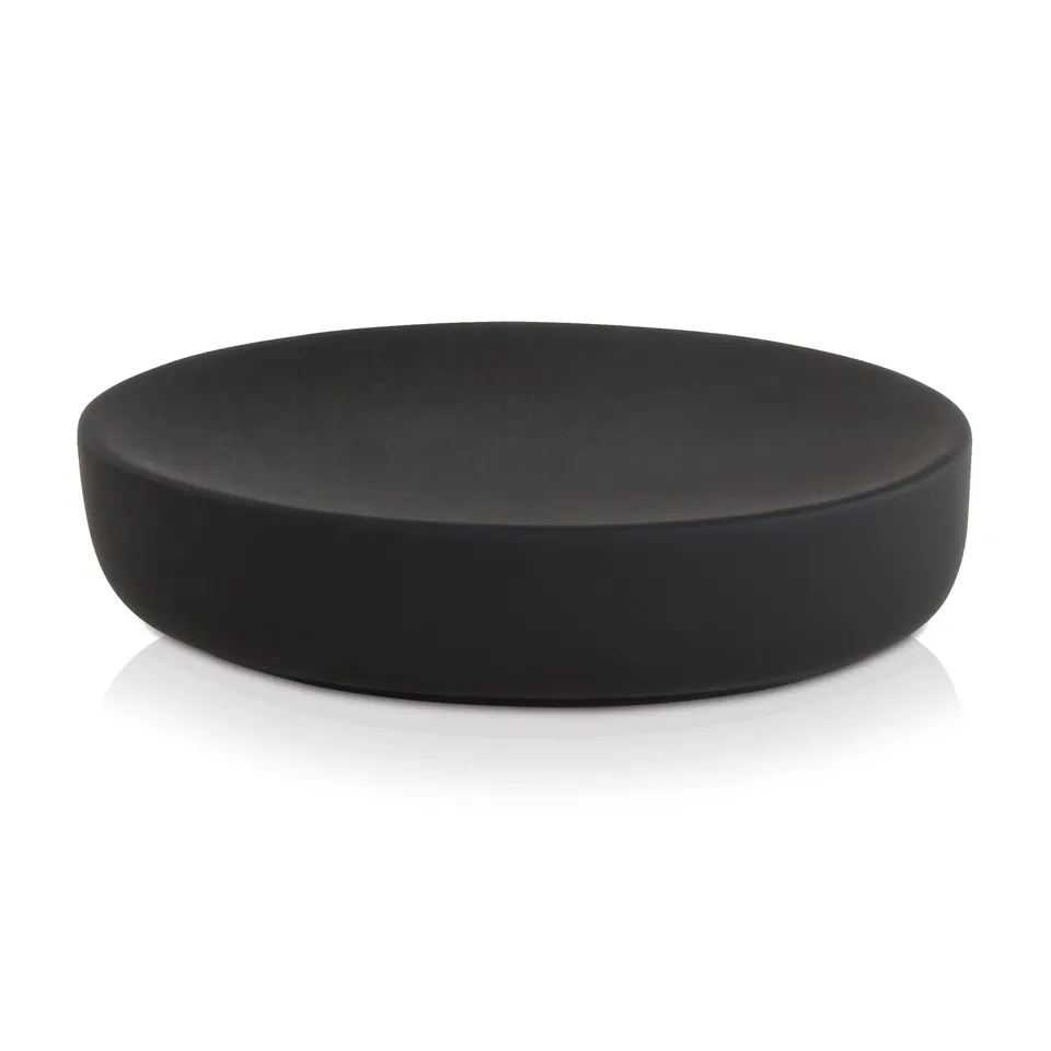 m-ve-black-velvet-seifenschale-beschichtete-keramik-mattschwarz-abgerundete-opti image 1