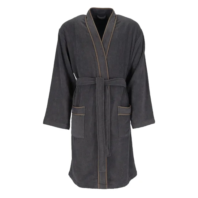 vossen-herren-bademantel-jack-graphit-gr-e-l image 1
