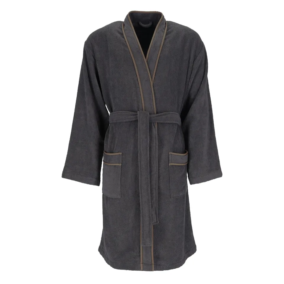 vossen-herren-bademantel-jack-graphit-gr-e-l image 1
