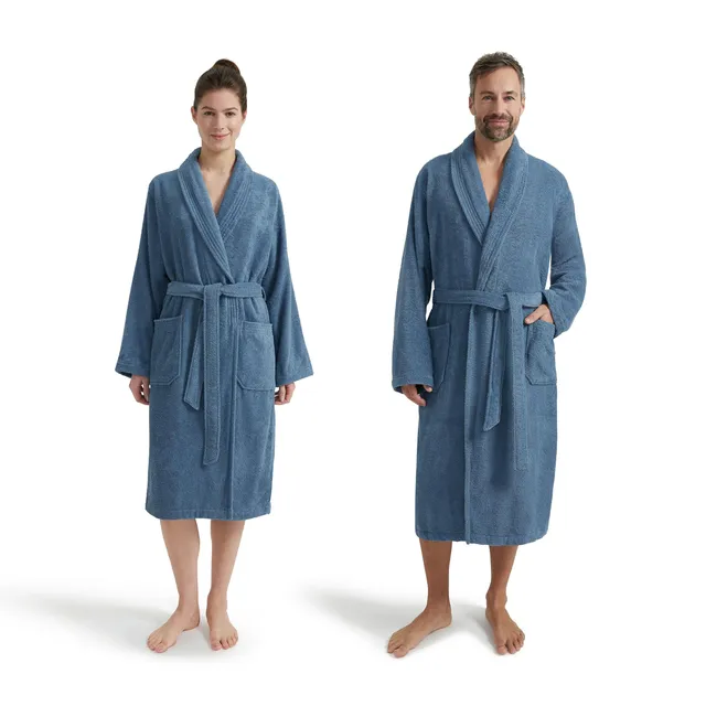 m-ve-homewear-schalkragenmantel-basic-leichte-herren-und-damen-morgenmantel-qual image 1