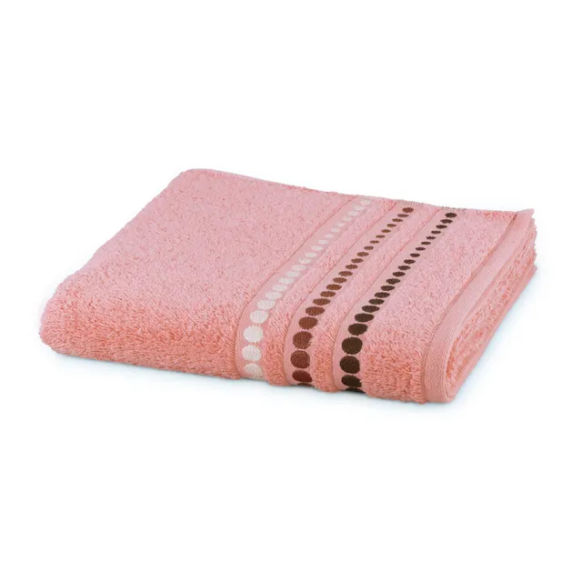 frottana-line-points-duschtuch-67-x-140-cm-100-baumwolle-500-g-m-rose image 1