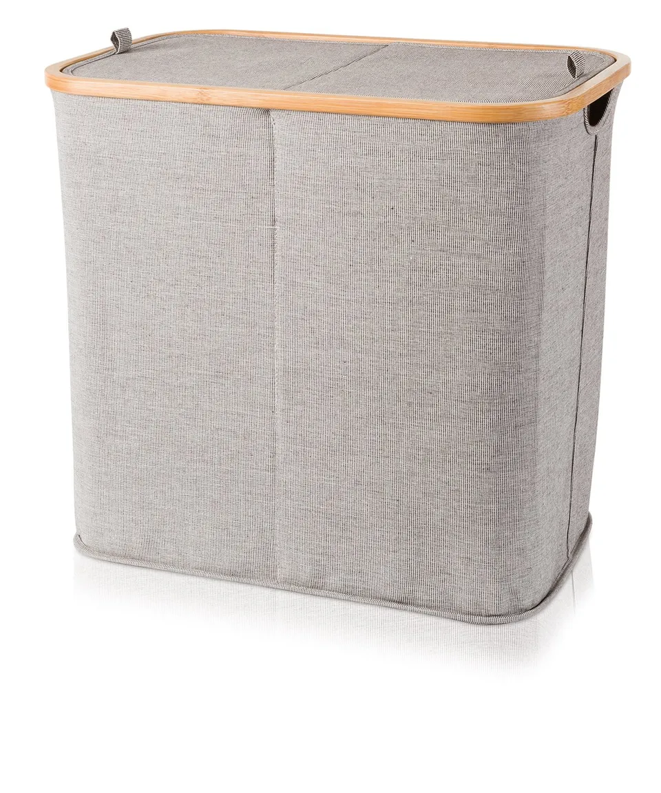 m-ve-w-schetruhe-grau-54-x-33-x-50-cm-canvas-mit-bambusrahmen-bamboo-kollektion image 1