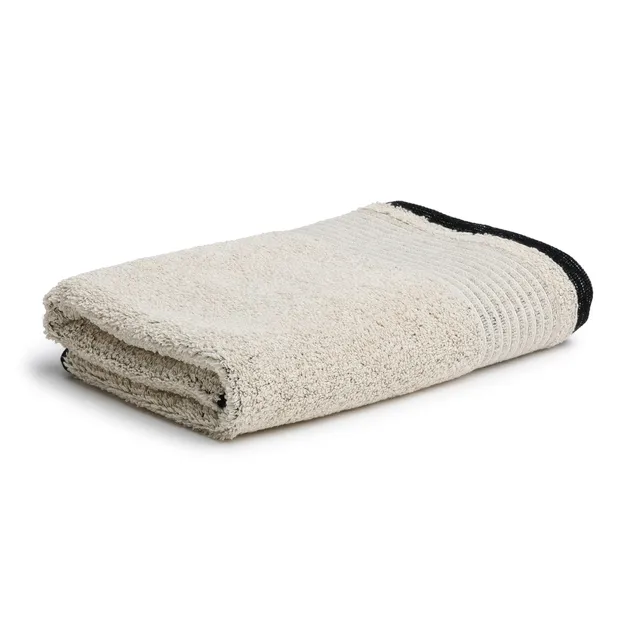 m-ve-eden-melange-handtuch-50-x-100-cm-90-baumwolle-10-leinen-nature-black image 1