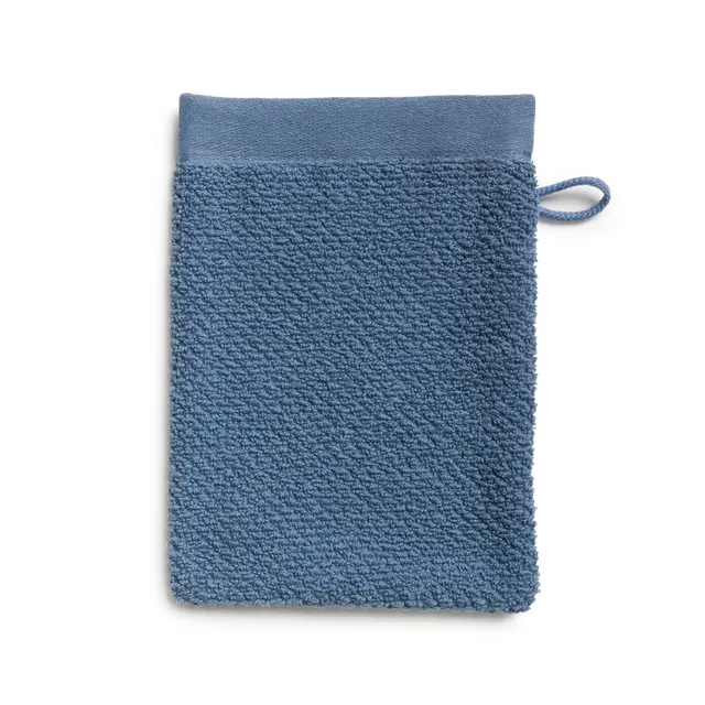 m-ve-bliss-waschhandschuh-20-x-15-cm-100-baumwolle-perlstruktur-steel-blue-made- image 1