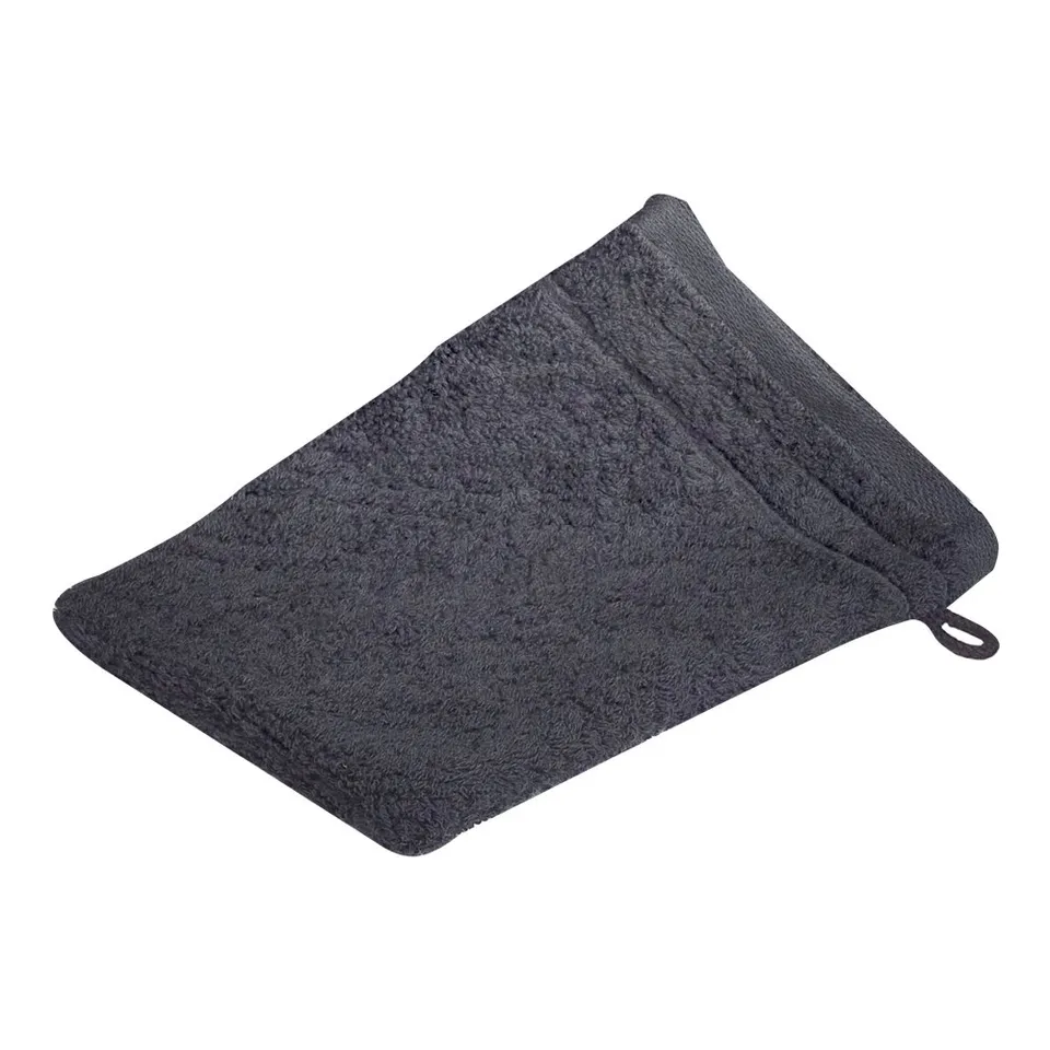 frottana-elegance-waschhandschuh-15-x-20-cm-100-baumwolle-graphite image 1
