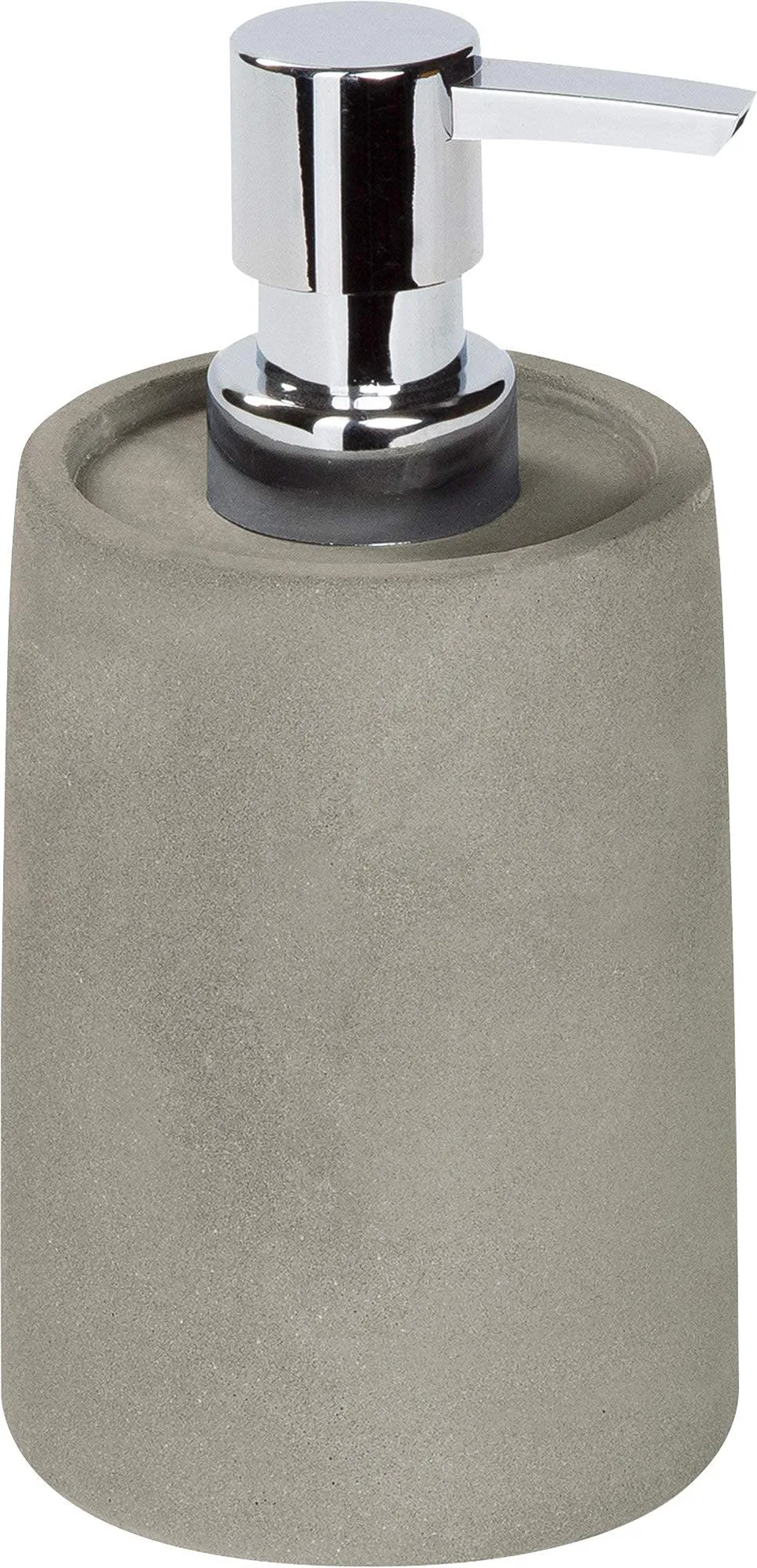 m-ve-cement-44108-081-seifenspender-zement-in-grey-8-5-x-8-5-x-17-cm-mit-poliert image 1