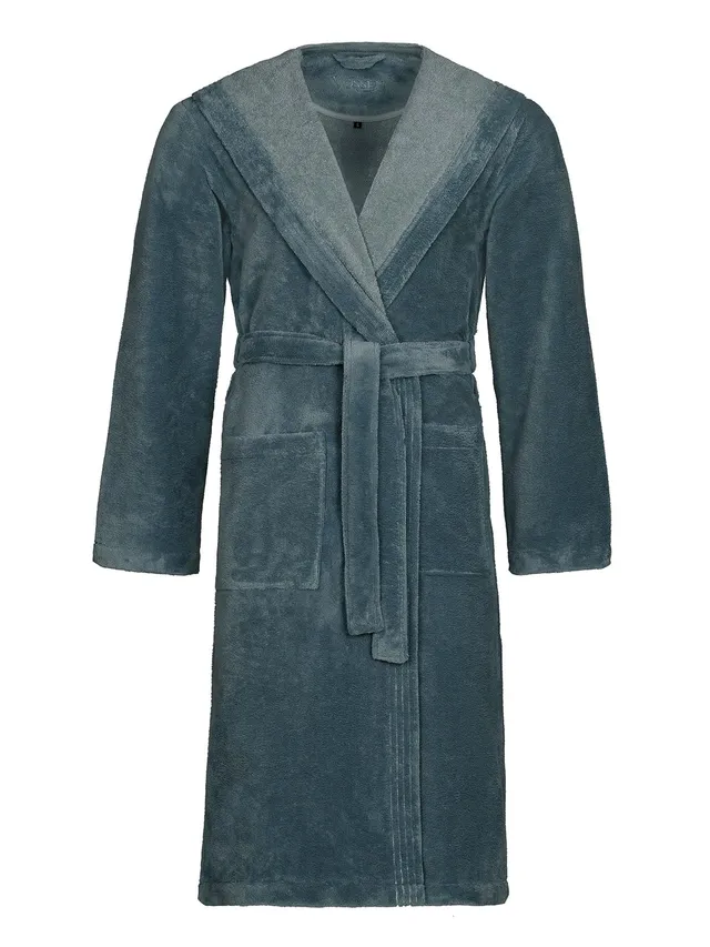 vossen-bademantel-lynn-cadet-blue-unisex-kapuzenmantel-290-g-m-wirkvelours-vegan image 1