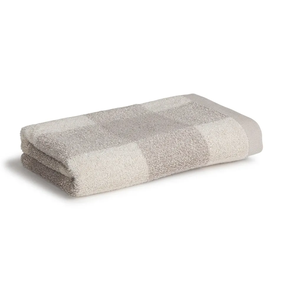m-ve-timeless-blockkaro-handtuch-50-x-100-cm-100-baumwolle-jacquard-nature-cashm image 1