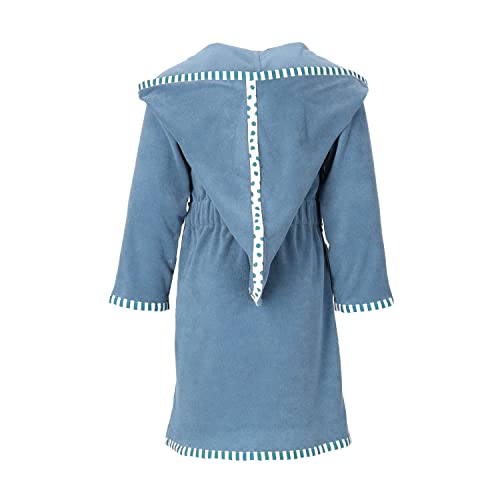 vossen-kinder-bademantel-mimmi-mit-zipfelm-tze-dusty-blue-gr-e-110-116 image 5