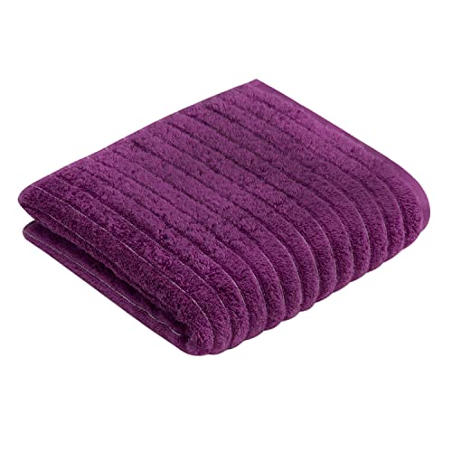 vossen-flamenco-handtuch-50-x-100-cm-purple-wellenstruktur-vegane-supersoft-baum image 4