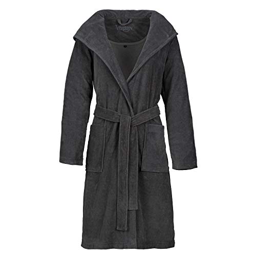 vossen-damen-bademantel-gina-kapuzen-bademantel-graphit-gr-e-l-ca-100-cm-lang image 5