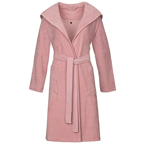 vossen-damen-bademantel-gina-kapuzen-bademantel-graphit-gr-e-l-ca-100-cm-lang image 8