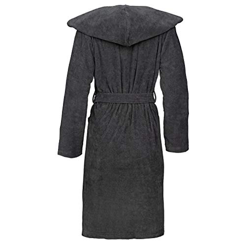 vossen-damen-bademantel-gina-kapuzen-bademantel-graphit-gr-e-l-ca-100-cm-lang image 6