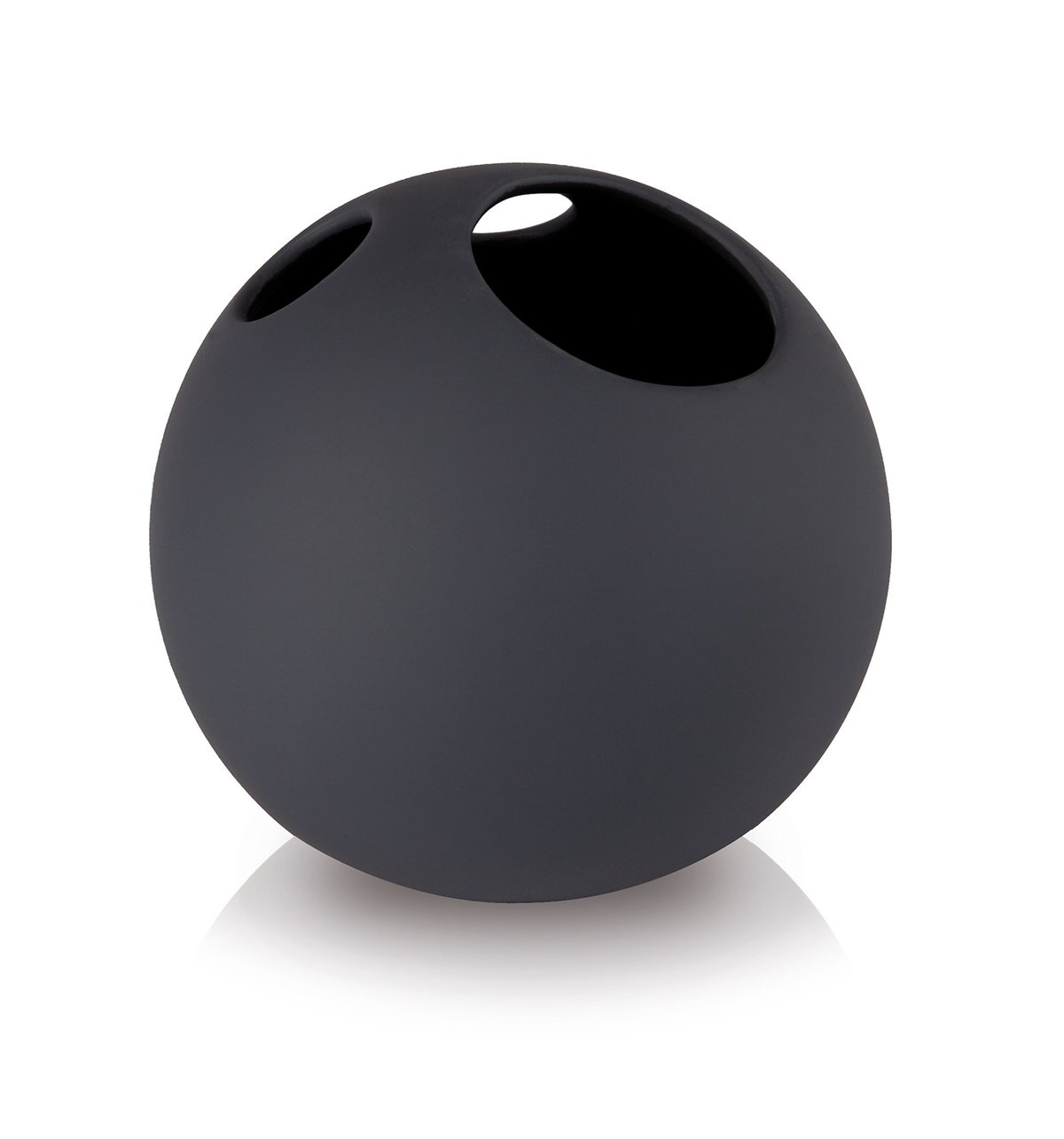 m-ve-new-orbit-zahnb-rstenhalter-beschichtete-keramik-kugelform-10-5-cm-dunkelgr image 1