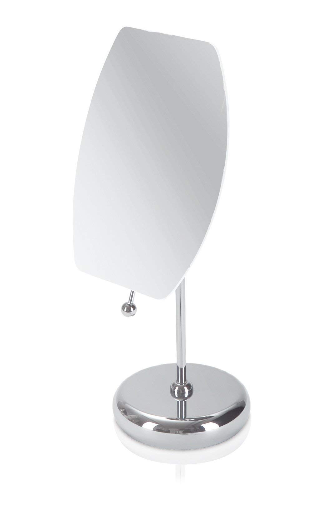 m-ve-mirrors-badspiegel-mit-5fach-vergr-erung-15-5-x-19-cm-edelstahl-silver image 1