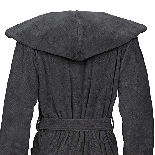 vossen-damen-bademantel-gina-kapuzen-bademantel-graphit-gr-e-l-ca-100-cm-lang image 7