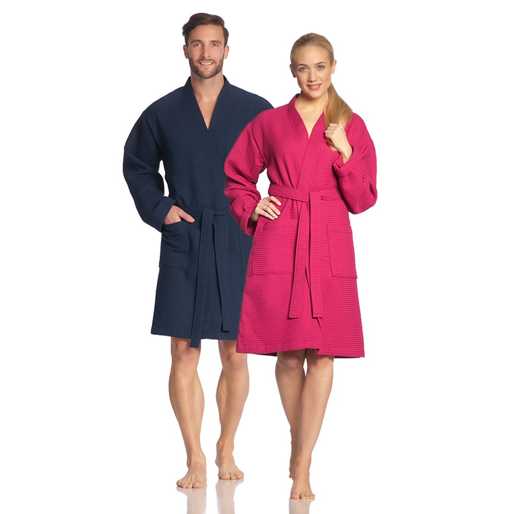 vossen-bademantel-rom-damen-herren-weicher-frottierbademantel image 7