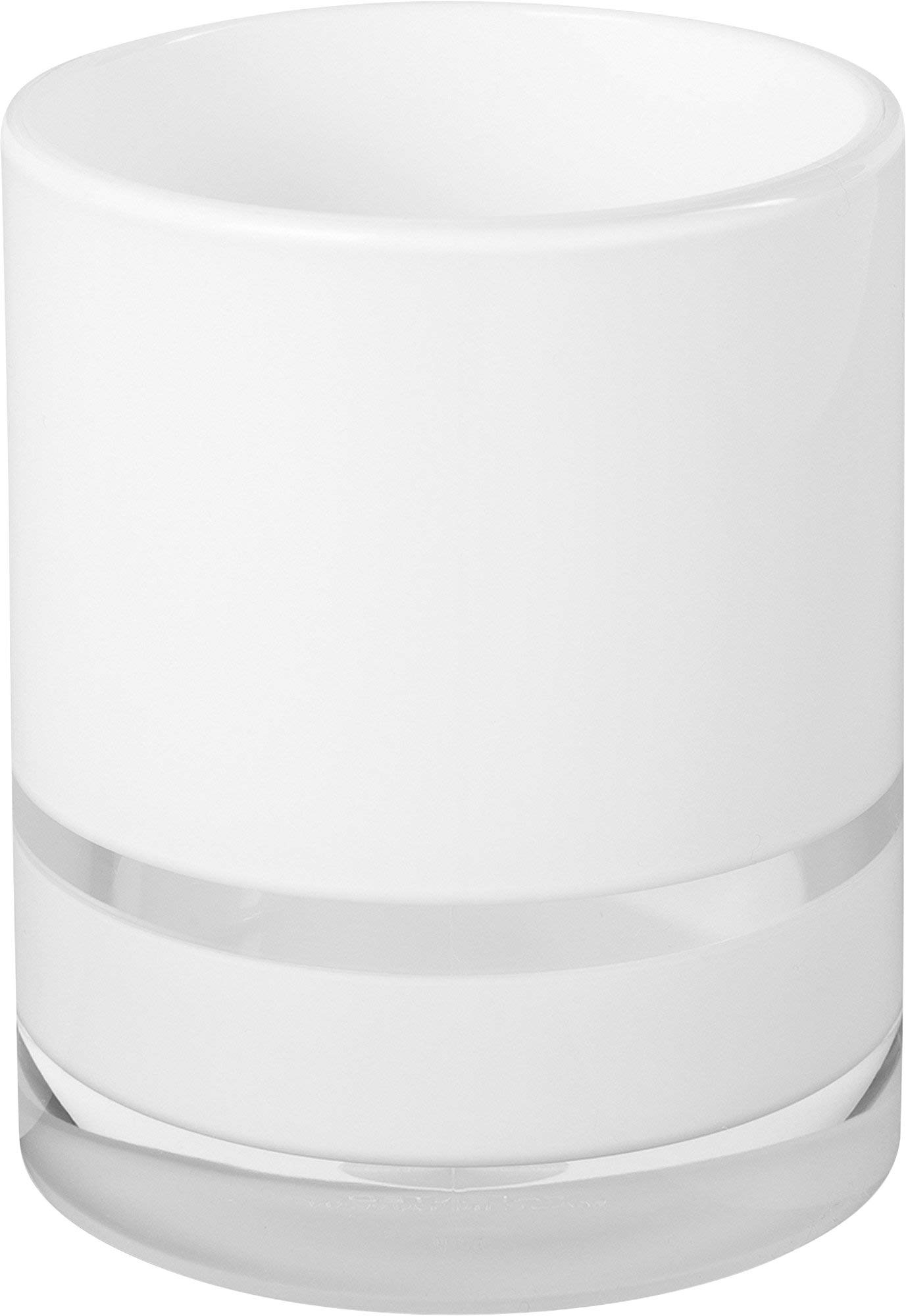 m-ve-line-zahnb-rstenhalter-7-5-x-10-cm-aus-wei-em-und-klarem-acryl-transparente image 1
