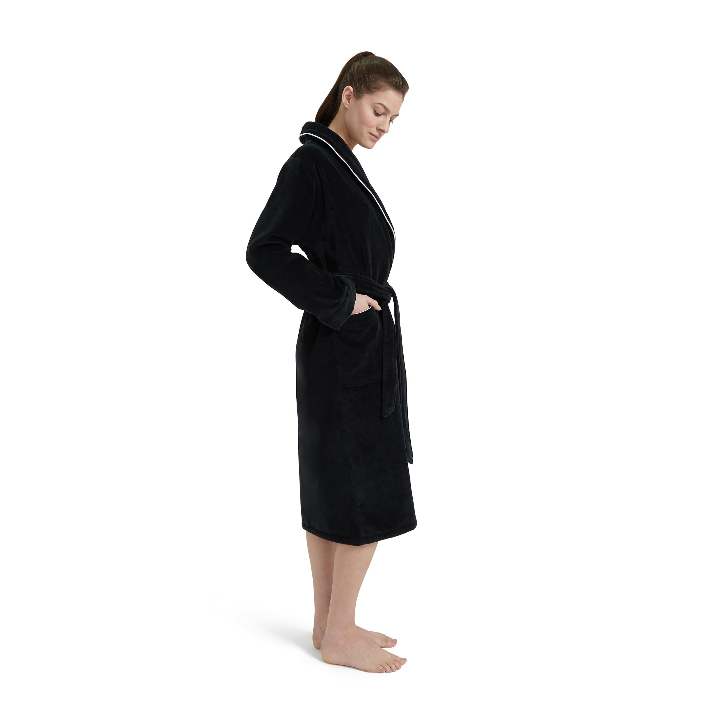 m-ve-homewear-herren-bademantel-mit-frottierfutter-und-kontrastierendem-kragen-1 image 2