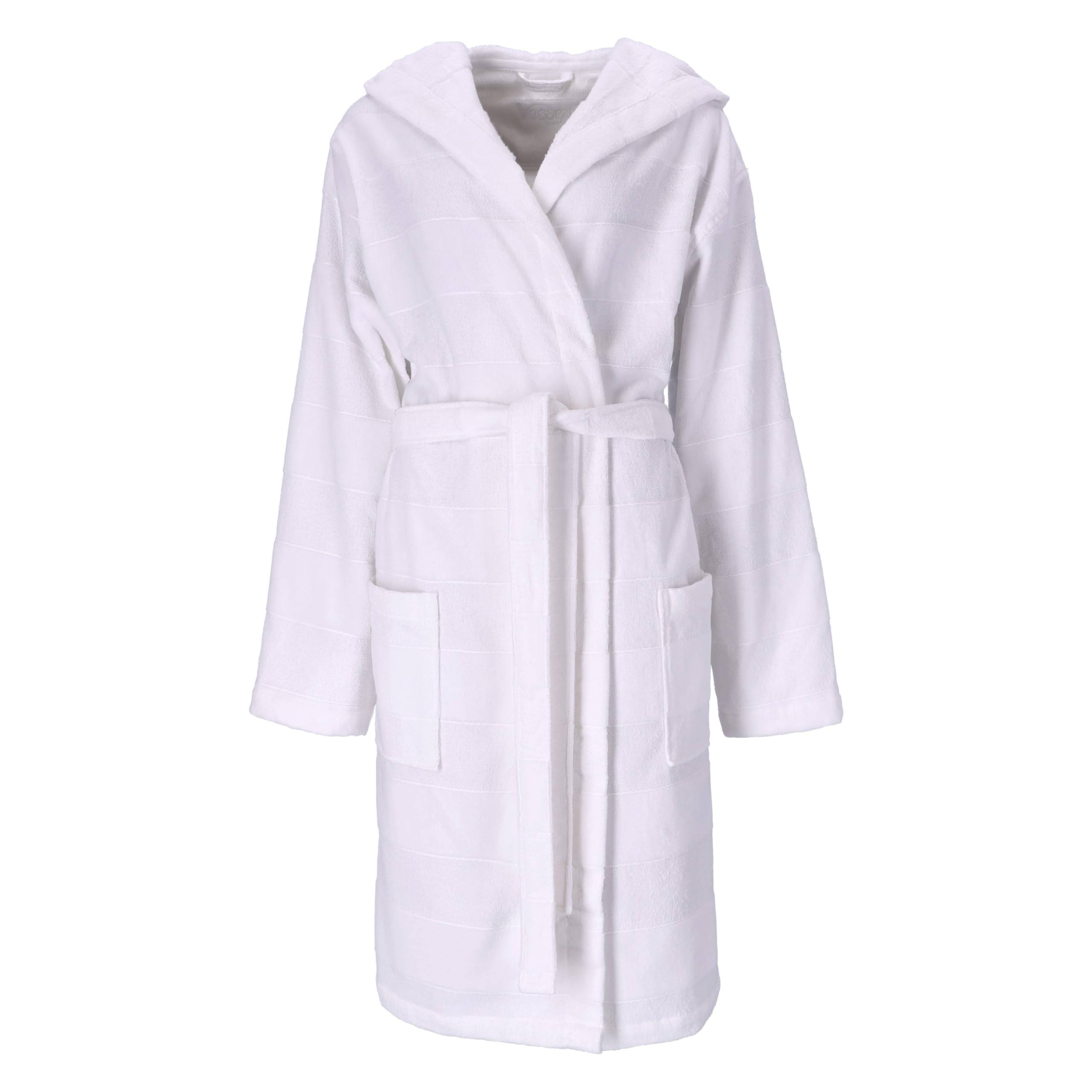 vossen-bademantel-santiago-unisex-kapuzenmantel-aus-webfrottier-teilvelours-schw image 4