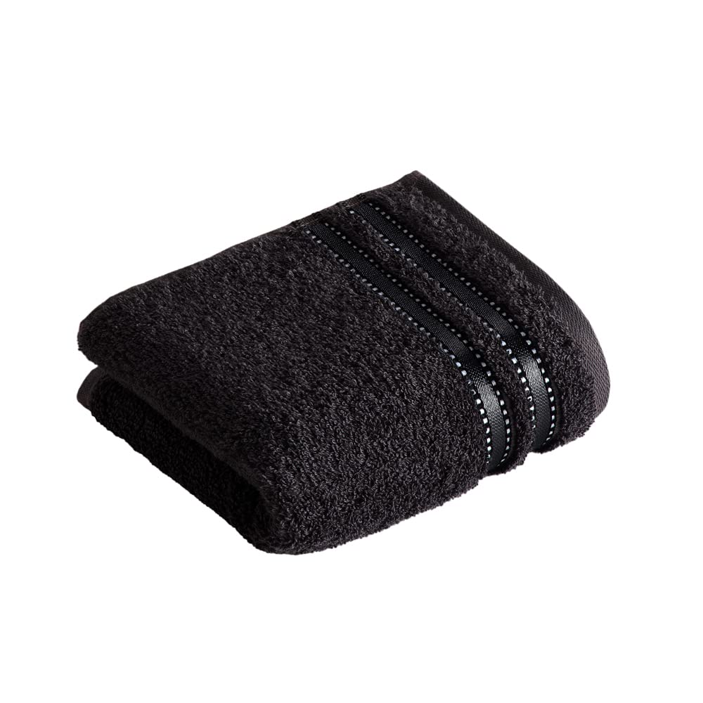 vossen-cult-de-luxe-g-stetuch-30-x-50-cm-schwarz-100-baumwolle-620-g-m-glanzbord image 2