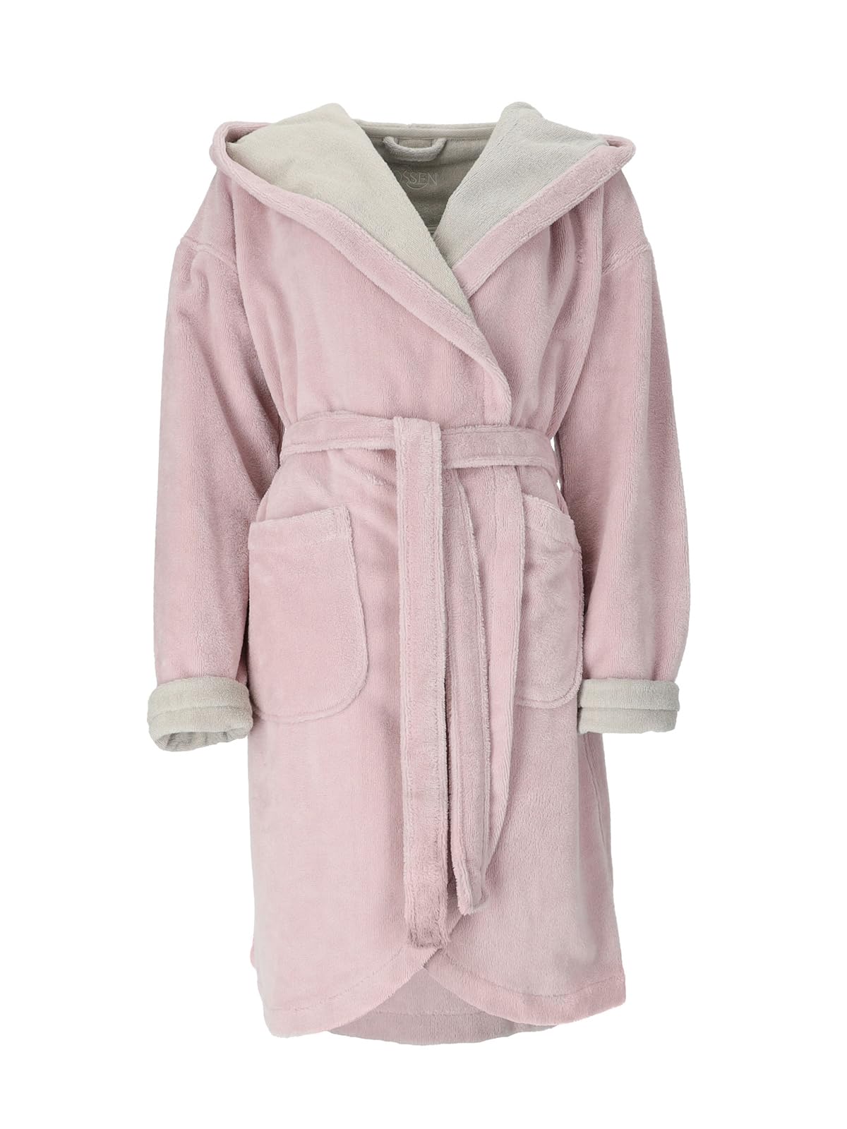 vossen-damen-bademantel-palermo-mit-kapuze-45-polyester-35-viskose-20-baumwolle image 5