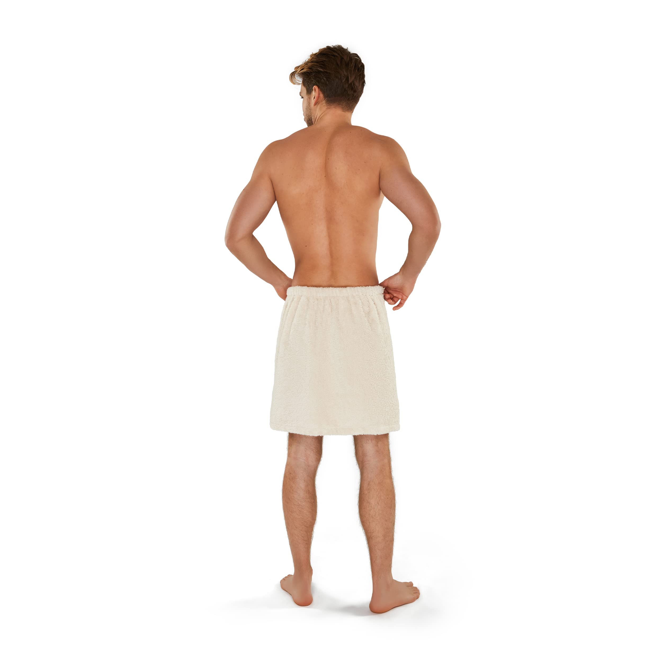 m-ve-wellness-bademantel-mit-kapuze-aus-naturbelassener-airspin-baumwolle image 3