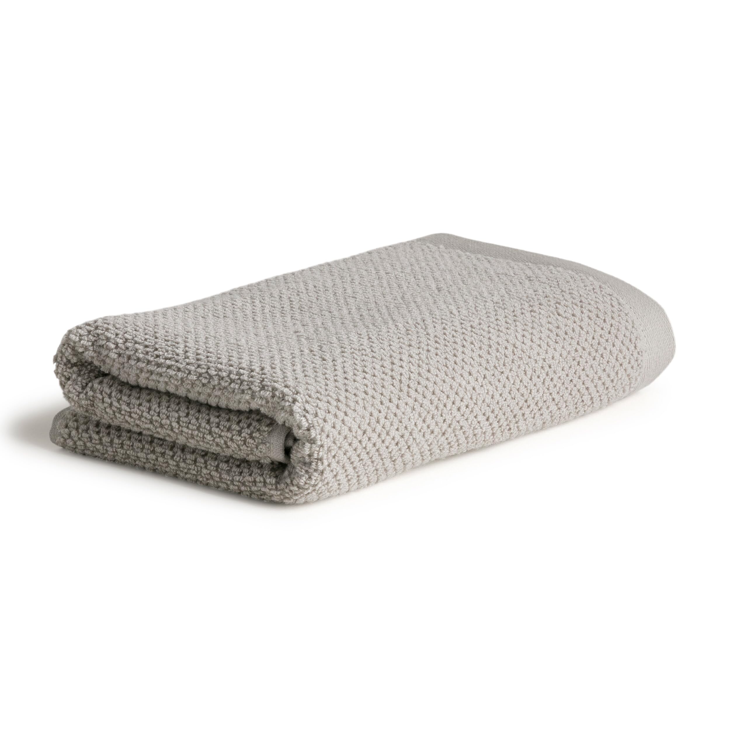 m-ve-bliss-handtuch-50-x-100-cm-100-baumwolle-500-g-m-mit-perlstruktur-silver-gr image 1