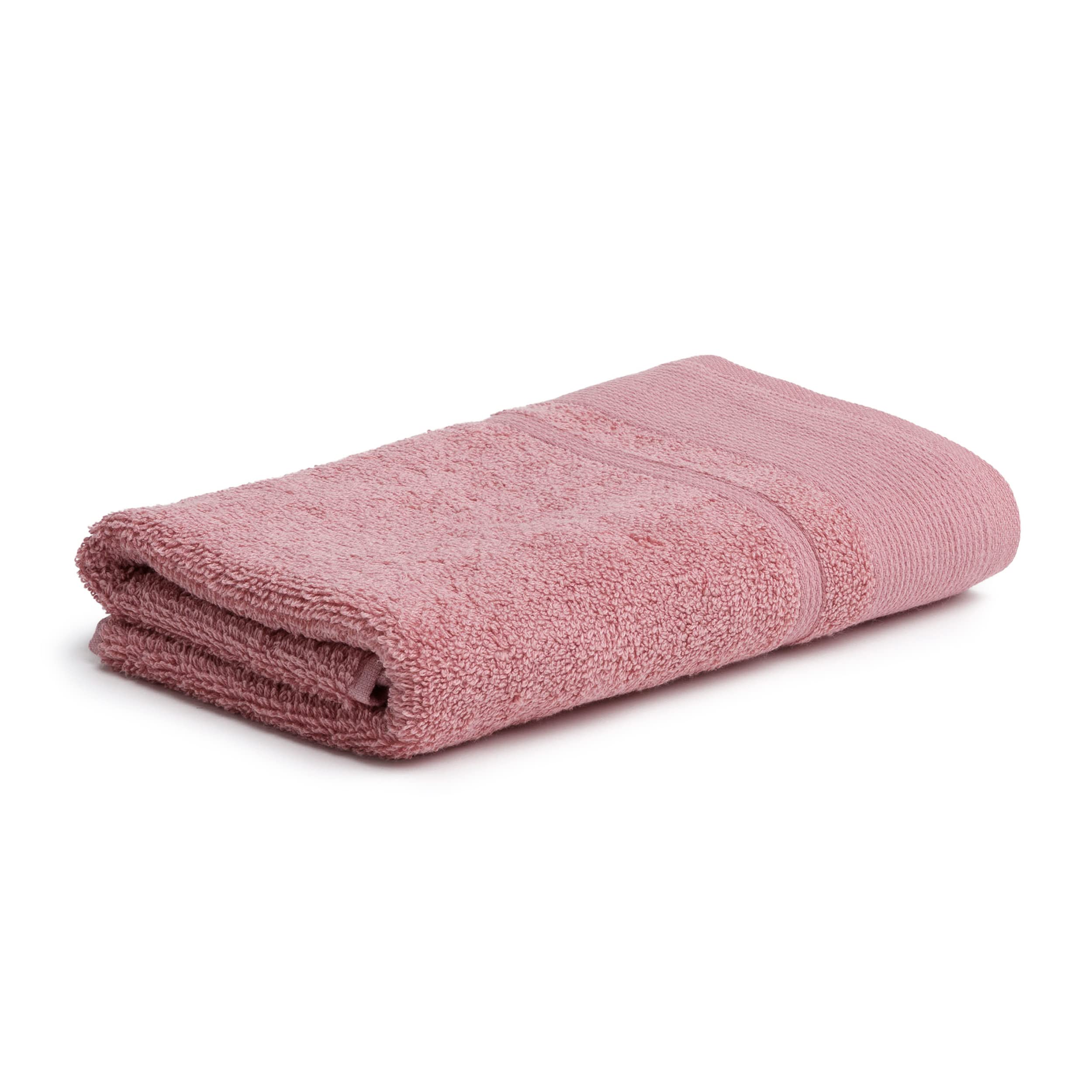 m-ve-wellbeing-perlstruktur-handtuch-50-x-100-cm-85-bio-baumwolle-15-leinen-rose image 1