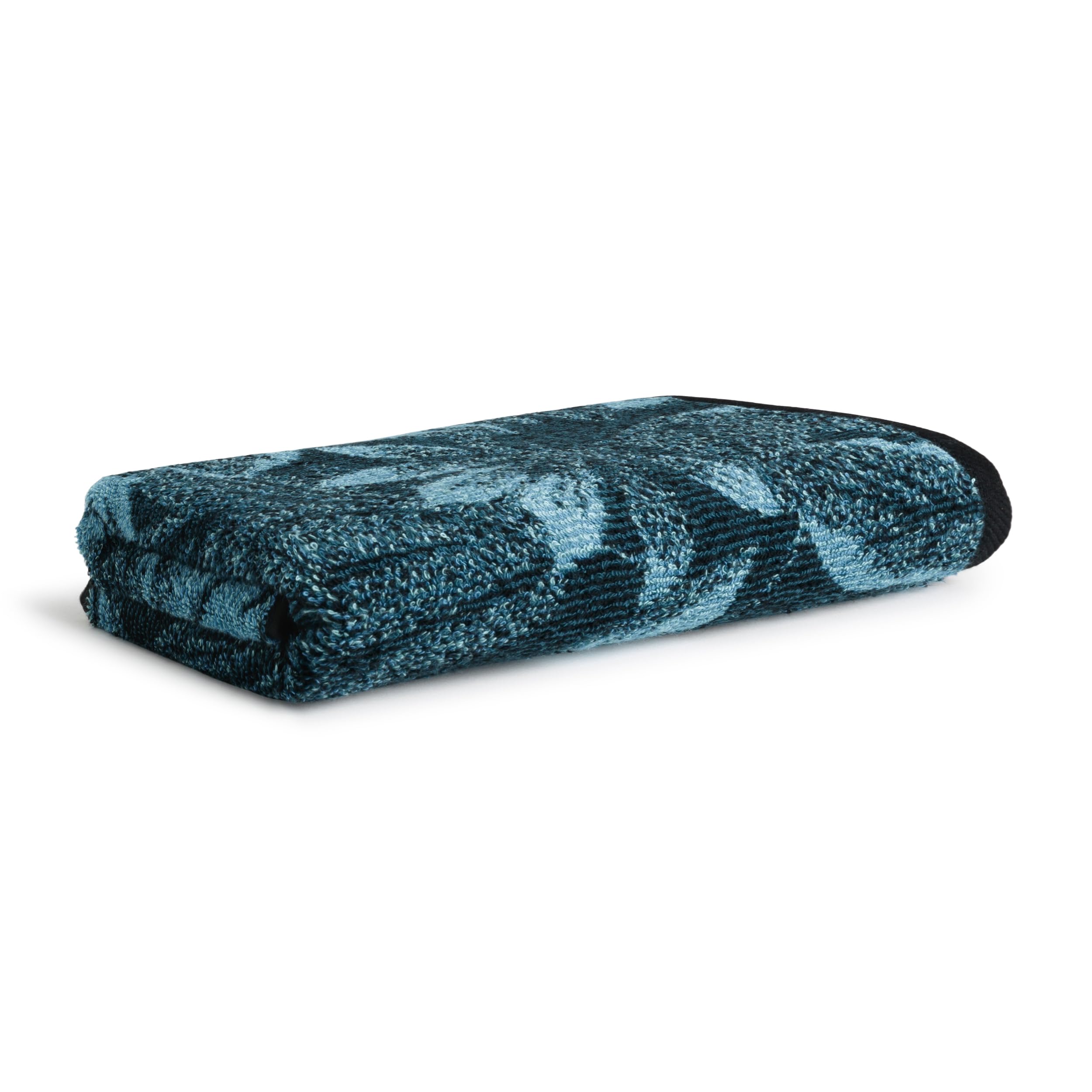 m-ve-tide-leaves-duschtuch-67-x-140-cm-100-baumwolle-deep-lake-turquoise image 1