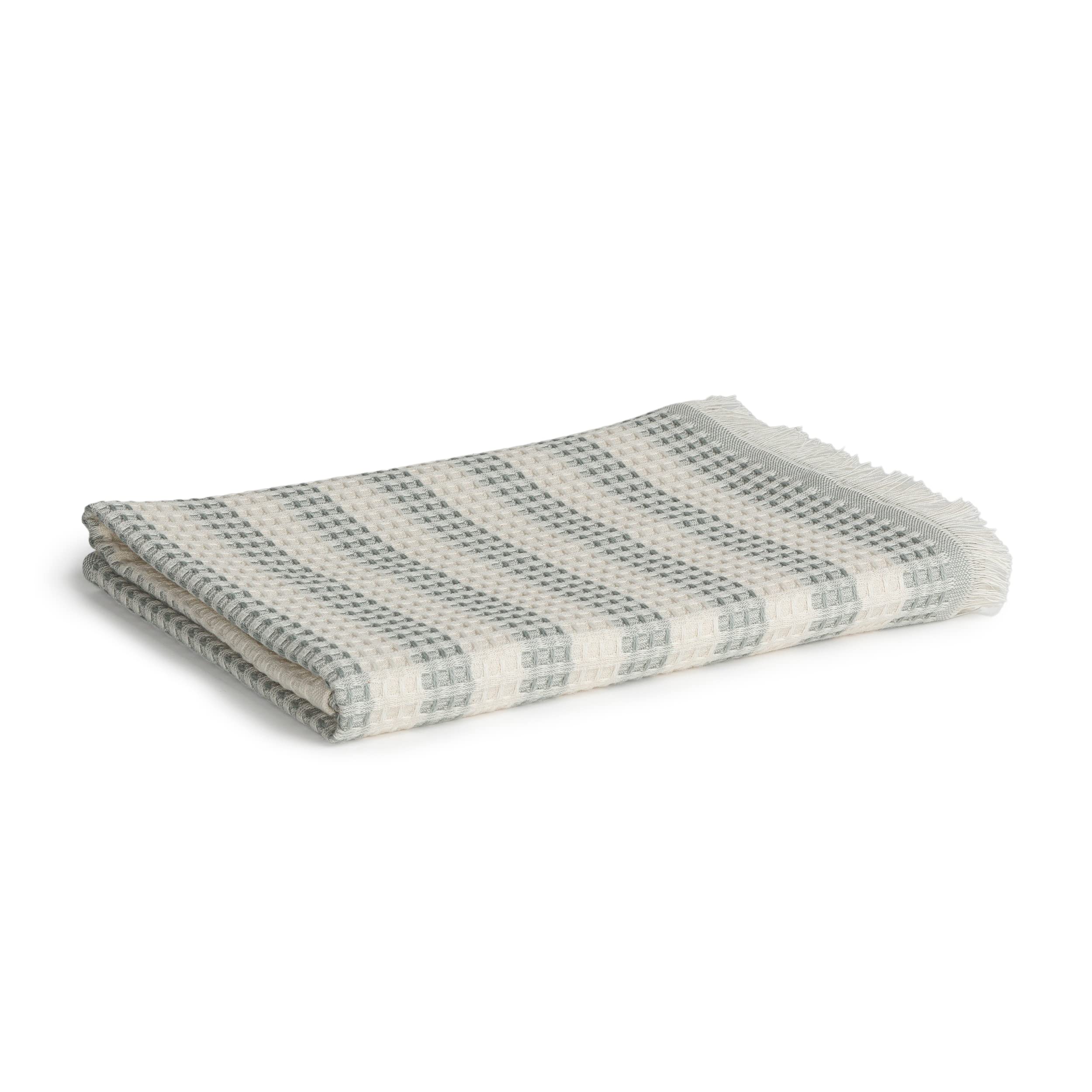 m-ve-timeless-waffelpiqu-e-handtuch-50-x-100-cm-mit-querstreifen-und-fransen-100 image 1