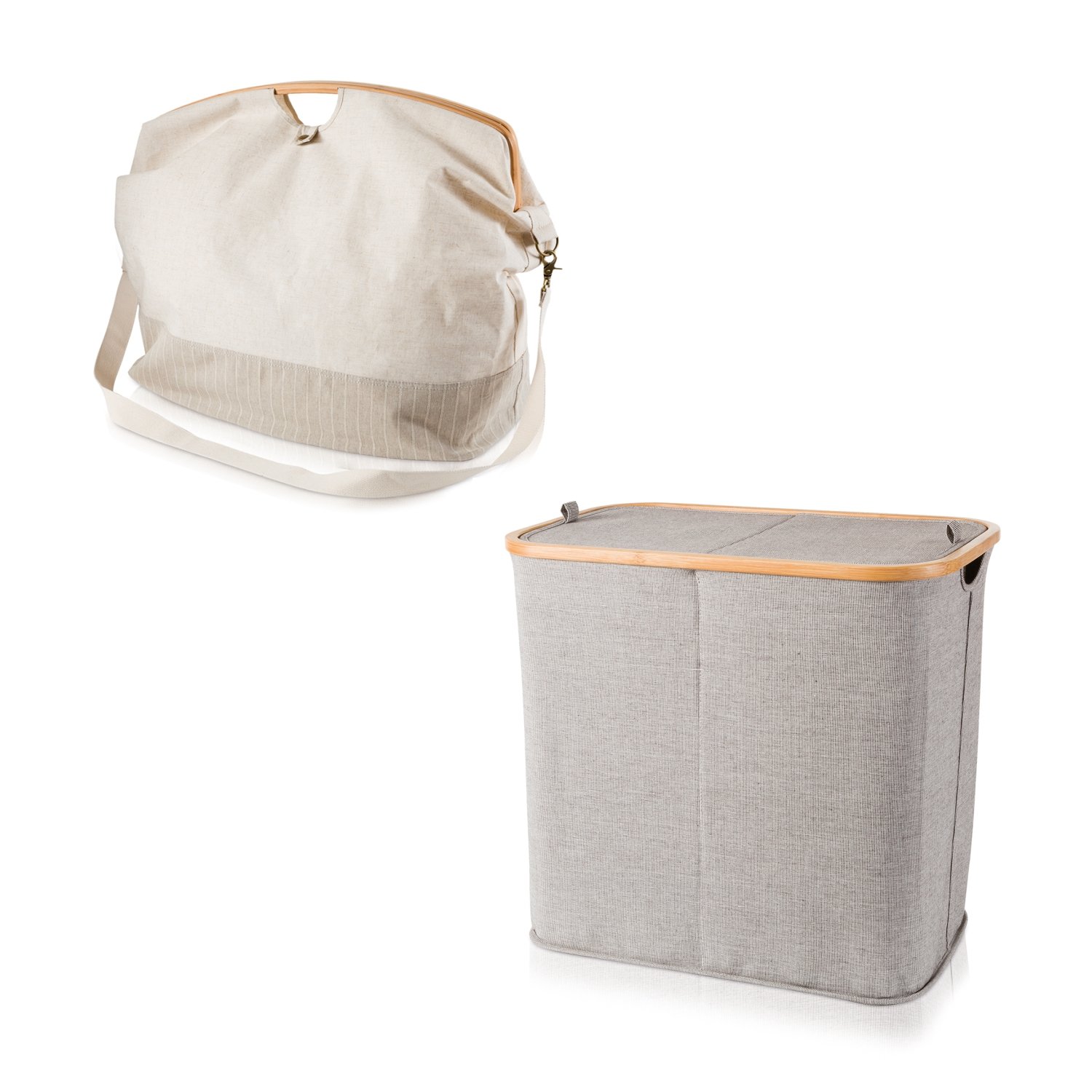m-ve-w-schetruhe-grau-54-x-33-x-50-cm-canvas-mit-bambusrahmen-bamboo-kollektion image 2