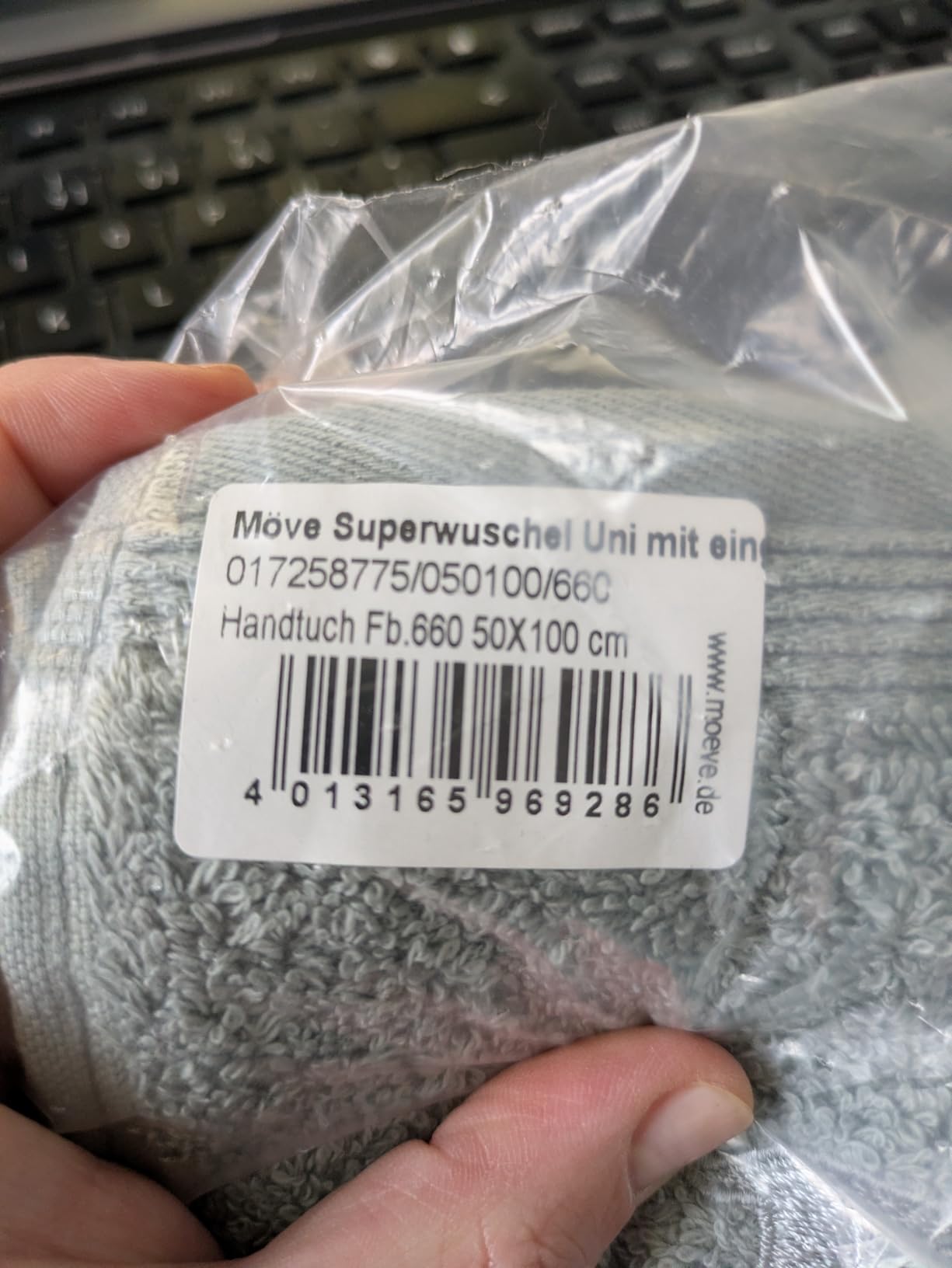 Nimmt viel Wasser auf