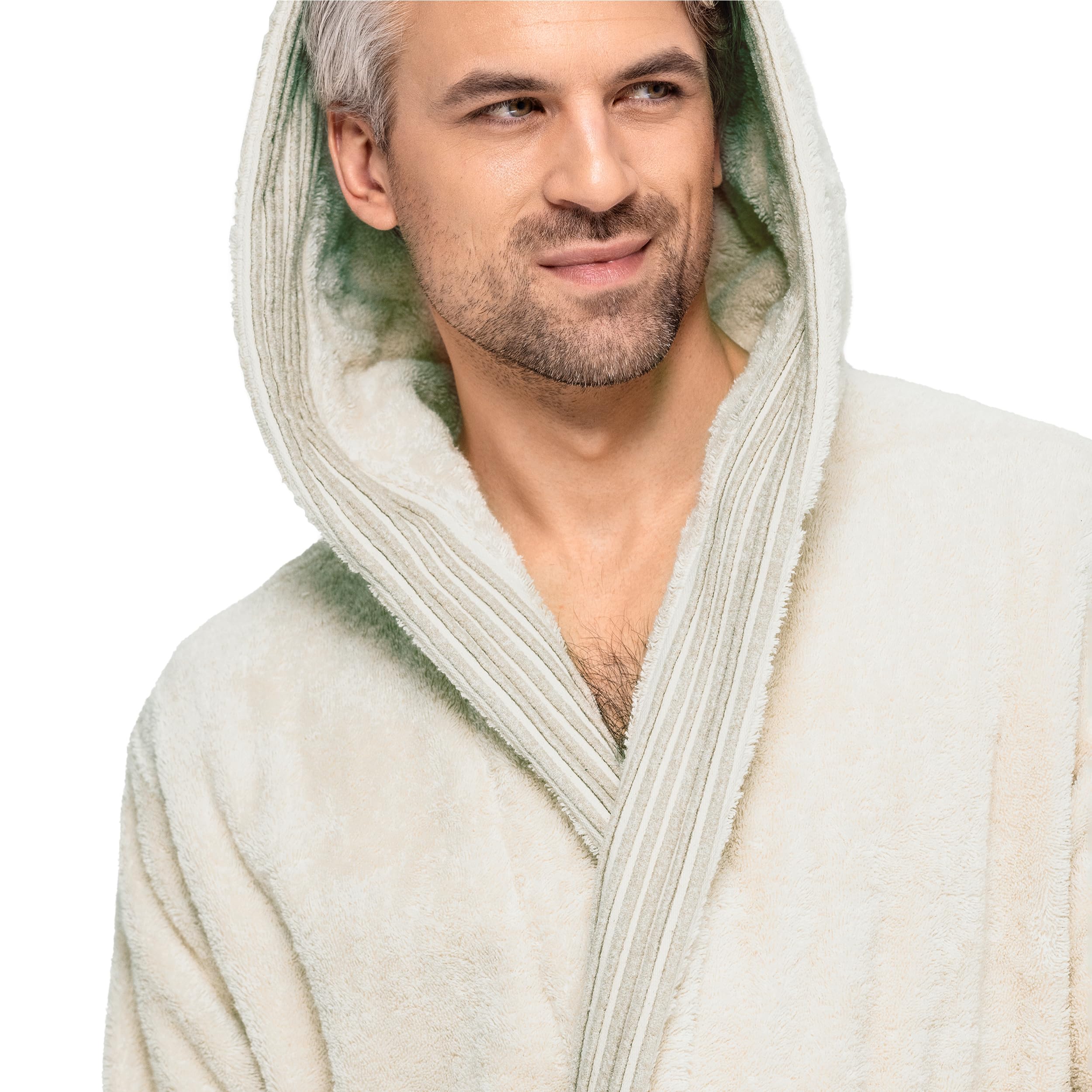m-ve-kapuzenmantel-wellness-bademantel-140-cm-natur-mit-chenillebiesen-bord-re image 3