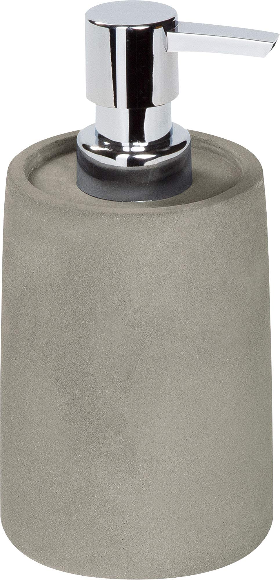 m-ve-cement-44108-081-seifenspender-zement-in-grey-8-5-x-8-5-x-17-cm-mit-poliert image 1