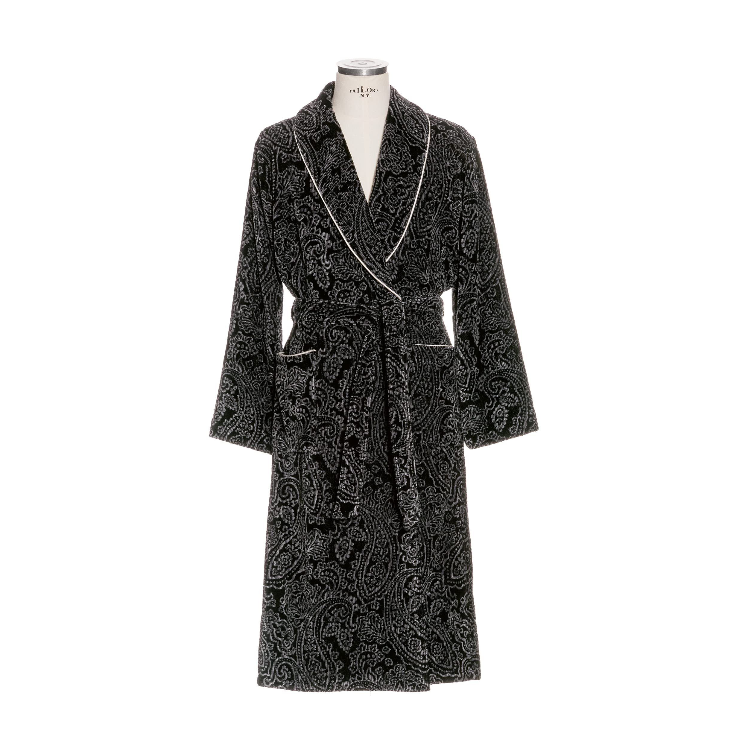 m-ve-paisley-bademantel-100-baumwolle-jacquard-dessin image 1