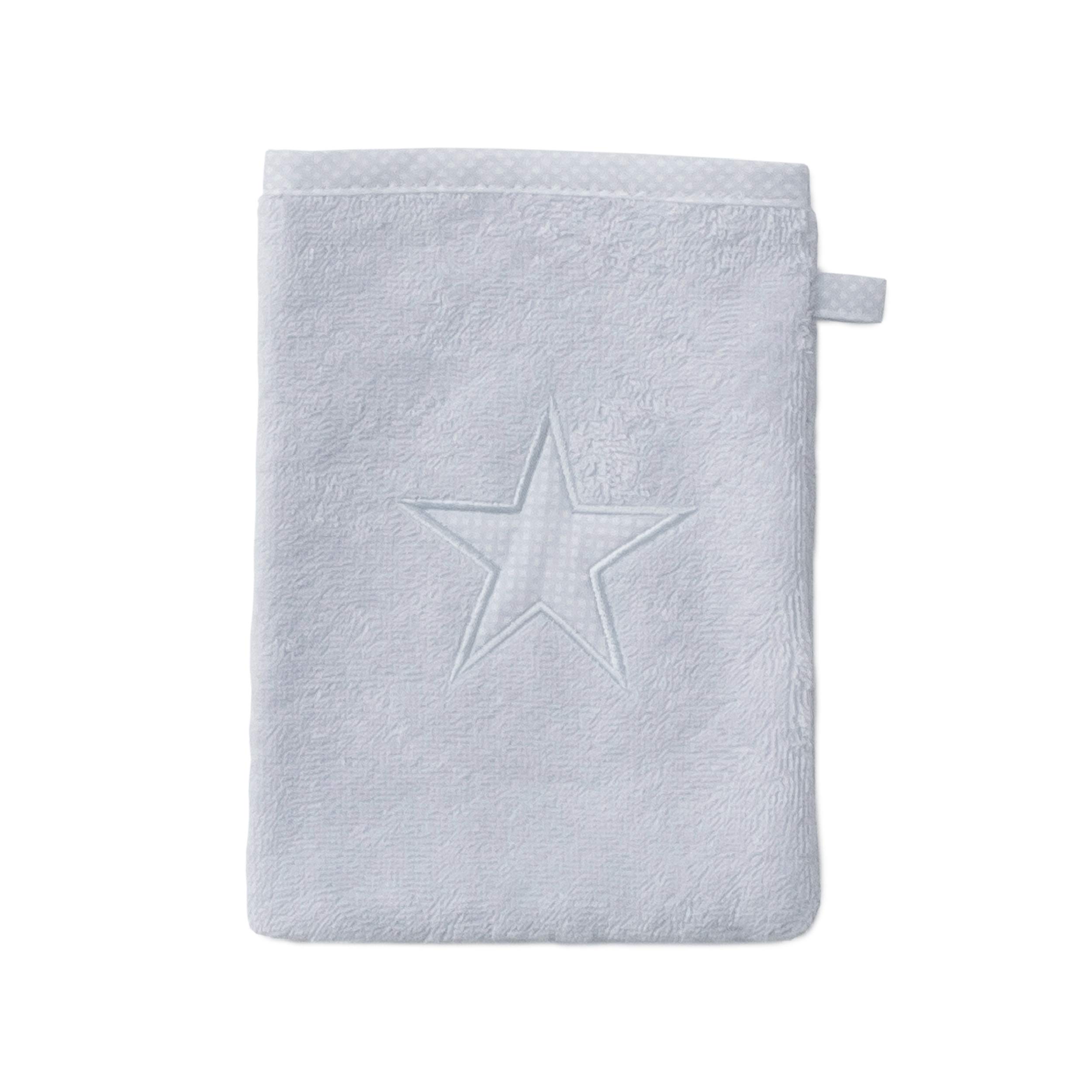 m-ve-stars-waschhandschuh-15-x-20-cm-100-baumwolle-350-g-m-silver image 1
